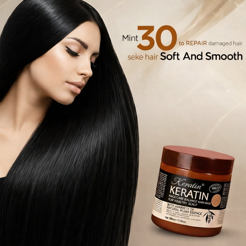 Original Keratin Hair Mask – Scalp Therapy & Shine Boost ( 500ml )